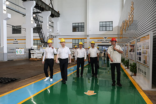 上海青浦區(qū)政協(xié)主席曹衛(wèi)東一行走訪上海創(chuàng)力集團考察指導(圖1)